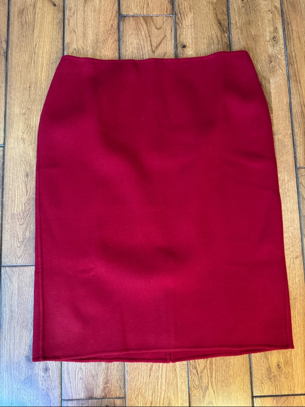 Talbots Crimson Pencil Skirt